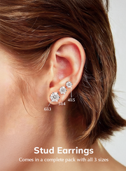 10k White-Gold Earrings