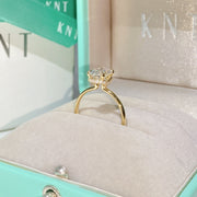 The Solitaire Margot Oval Lab Diamond Ring