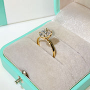 The Solitaire Margot Oval Lab Diamond Ring