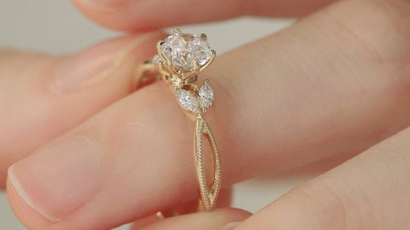 nature inspired engagement rings