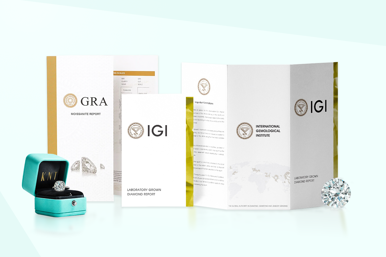 KNT gemstones are IGI and GIA-certified