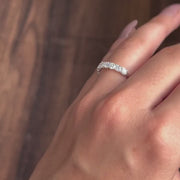 The Pave Alisha Moissanite Ring