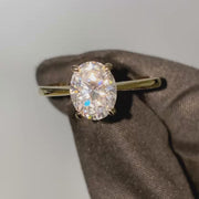 The Katelyn Oval Lab Diamond Ring