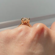 The Cecelia Marquise Pave Moissanite Ring