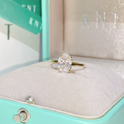 The Solitaire Margot Oval Lab Diamond Ring